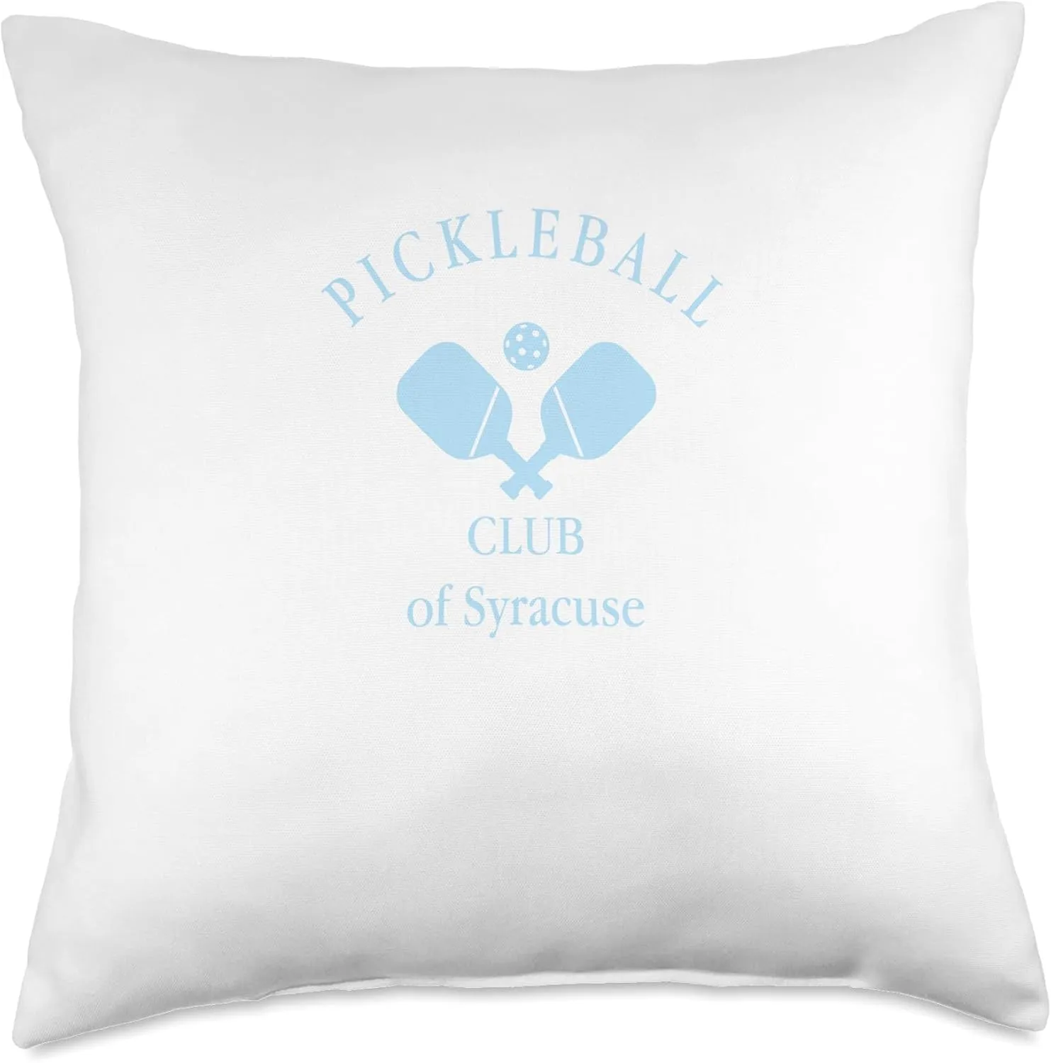 Pickleball Club of Syracuse Signature Lifestyle Classic Look Throw Pillow