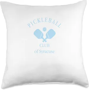 Pickleball Club of Syracuse Signature Lifestyle Classic Look Throw Pillow