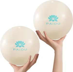 Pilates Ball 10-inch Core, Anti-Explosion and Anti-Slip Mini Yoga Balls, Suitable for Pilates, Yoga, Core Training, Physical Therapy, Balance, Stability, Stretching Exercises