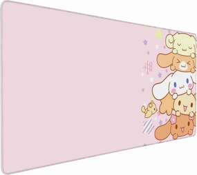 Pink Kawaii Girly Gaming Mouse Pad, Cute Long Extended XXL Desk Mat, Extra Large Mousepad Girl Keyboard Pads for Work Game Office Home, 35.4'' X 15.7''
