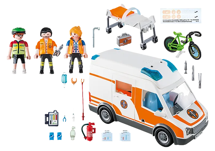 Playmobil Ambulance with Flashing Lights