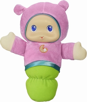 Playskool A1202F03 Glo Worm (Pink) Soft Toy for Babies with Soothing Melodies, Multi-Coloured - Amazon Exclusive