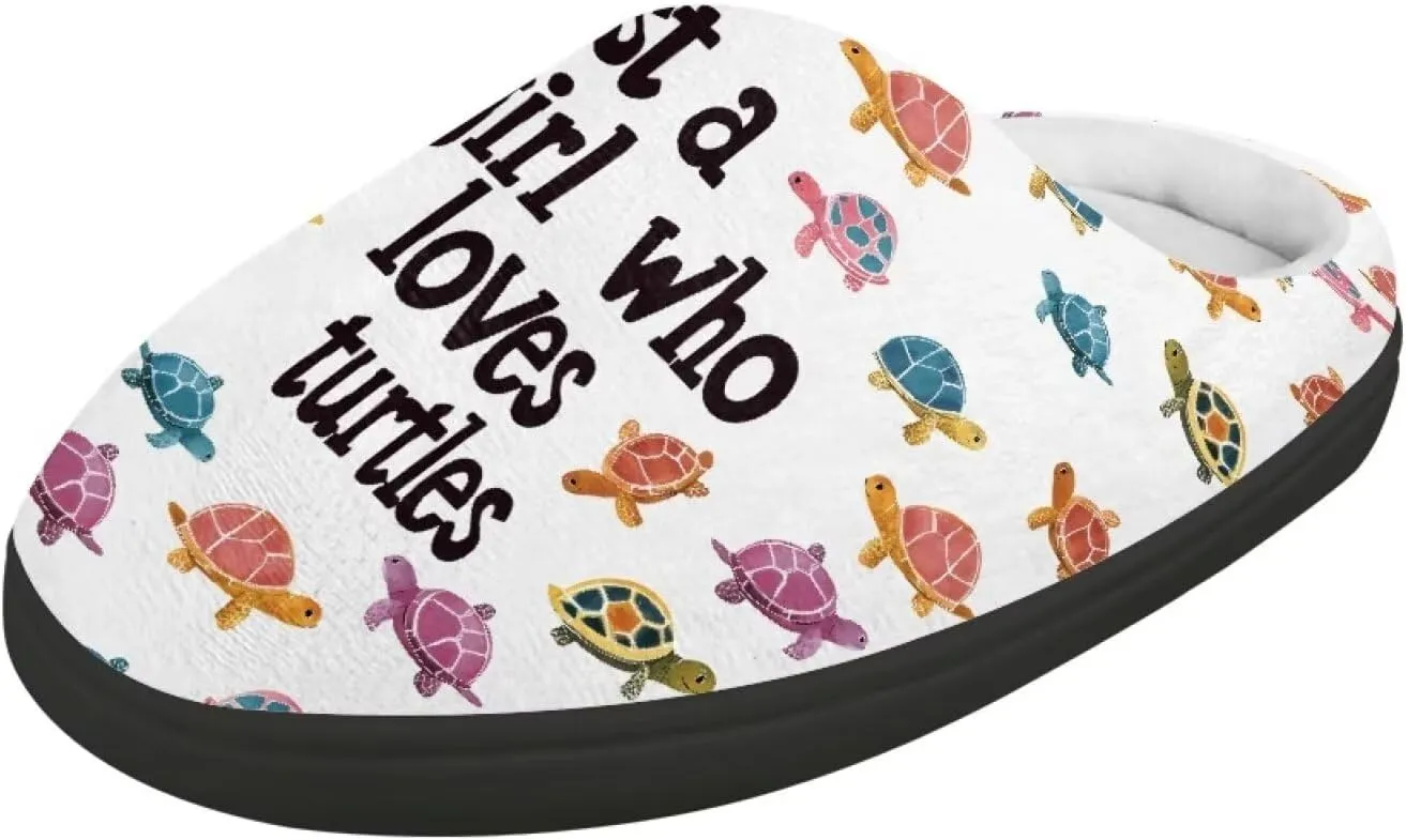 Plush Slippers for Kids House Warm Cozy Fuzzy Non-Slip Cotton Breathable Winter Slippers for Toddler Boys Girls US 9-15