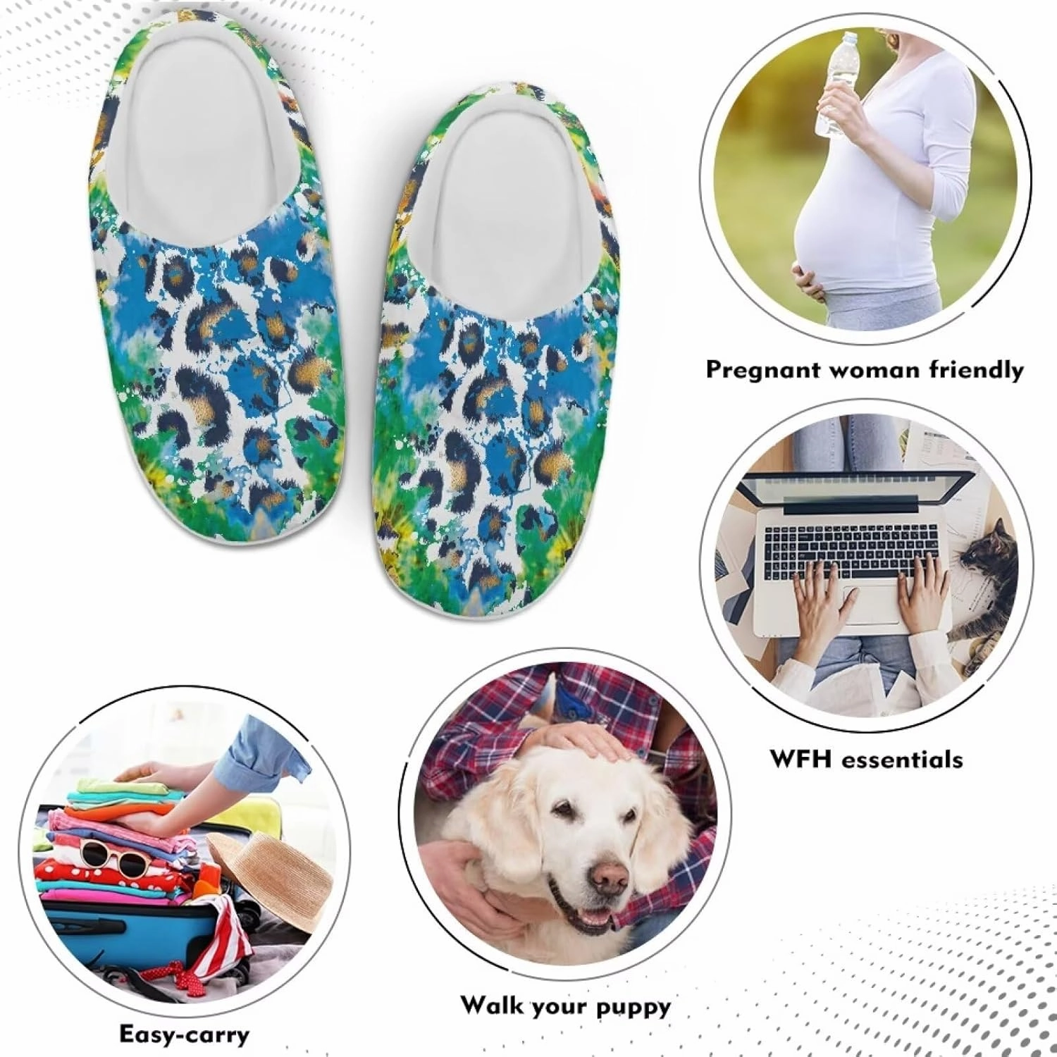 Plush Slippers for Kids Winter Warm Cotton Soft Furry Non-Slip Home Slippers Flannel Breathable Outdoor Slippers for Child US 9-15