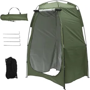 Pop Up Privacy Tent w/Carry Bag Instant Portable Shower Tent Outdoor Camp Toilet Dressing Changing Room Sun & Rain Shelter with Windows for Camping Beach