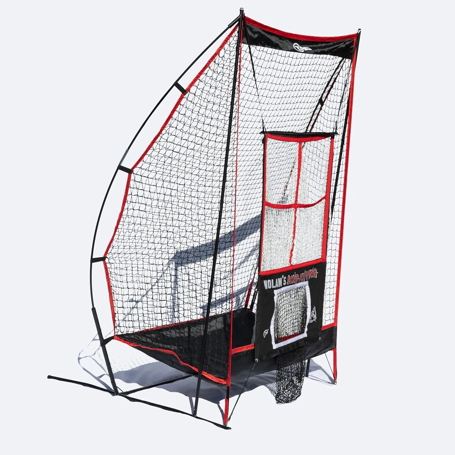 Portable Football Kicking Net with Longsnapper Target, 4 Punting Targets, Ball Catch System, Sets Up in Minutes, No Tools Required with Travel Bag