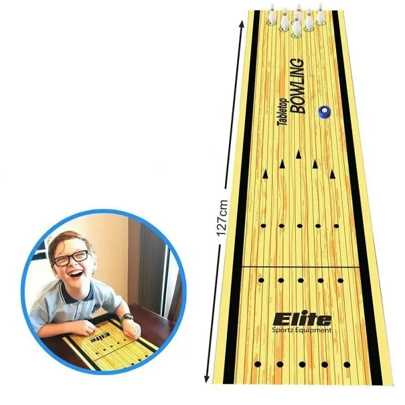 Portable Mini Bowling Game - Indoor Use, Office Fun, Family Interaction, Travel, and Sports - Compact Tabletop Bowling Set