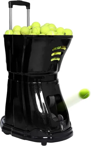 Portable Tennis Ball Tosser, Tennis Ball Machine Automatic Ball Launcher, Intelligent Integrated Training Partner, Multifunction Training Modes, 150 Large Capacity, for Adults Children