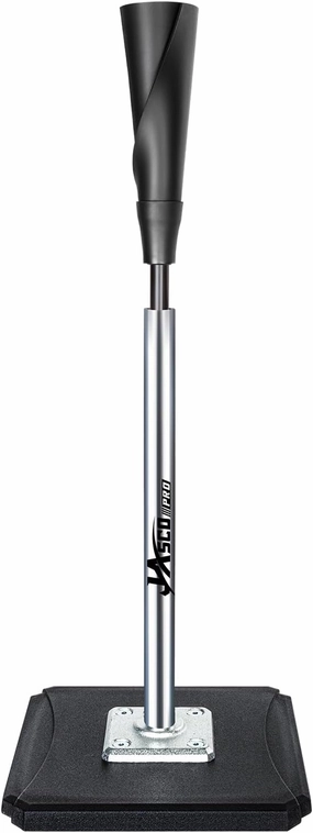 Portable Batting Tee,Height Adjustable from 25-37 inch Hitting Tee For Baseball and Softball, Easy Assemble Premium Baseball Tee with Rubber Top,Metal Base Softball Tee for Kids/Youths/Adults