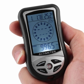 Portable Multifunction Electronic Weather Altimeter Altitude Barometer for Outdoor Activities