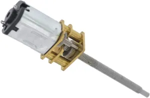 Powered Mini GA12-N20 M3*34mm Shaft Geared Motor, 3V Low Speed Large Torque DC Micro Motor with 34mm Shaft for DIY Toy Car Drive Smart Lock Torque Gear (Size : 125rpm)