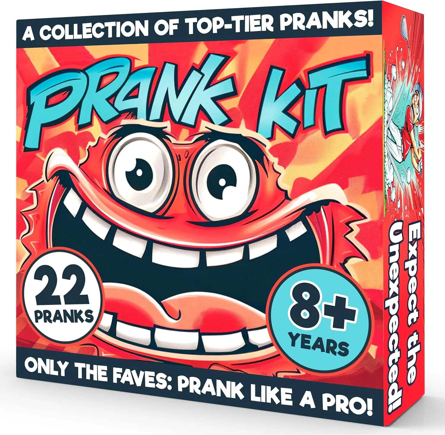 Prank Kit for Teens and Adults | Fart Spray, Cricket Noise Maker and Over 20 Prank Stuff | Prank Toys Pack Set Box for Gifts for Kids