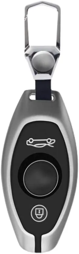 Premium Aluminum Alloy Key Fob Cover Case for Mclaren 675LT 625C 600LT 570GT 720S With Key Chain Red