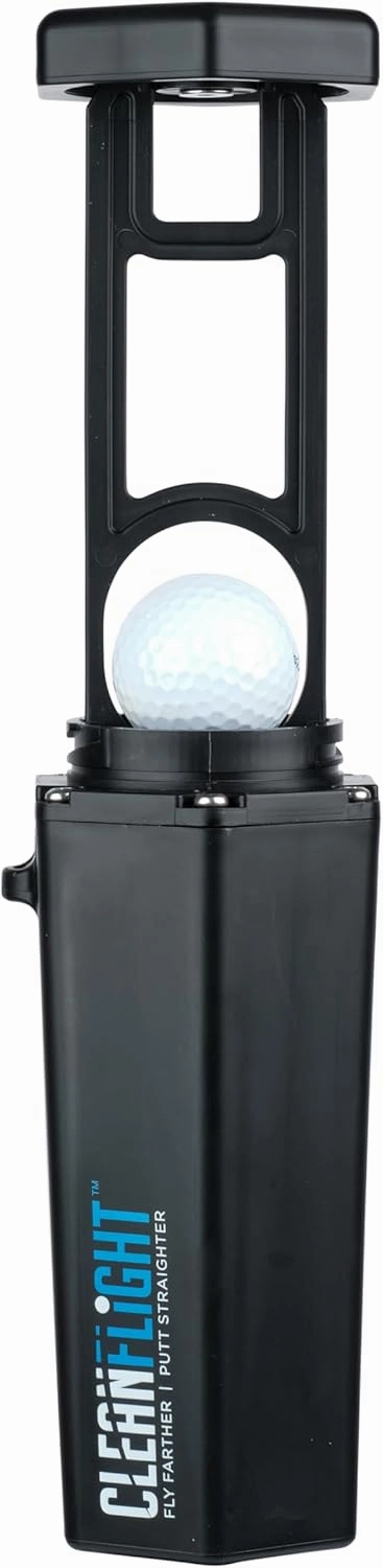 Premium Golf Ball Washer - Portable Cleaner for Golf Bag or Cart - Best Golf Accessories Gifts for Men & Women.