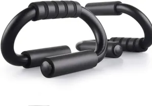Pushup Bars Strength Training Push-up Stands Foam Grip Handle- Strong Chrome Steel with Non-Slip Bars Abdominal Workout Equipment Home Gym kit