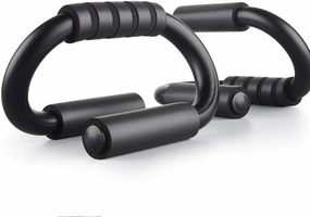 Pushup Bars Strength Training Push-up Stands Foam Grip Handle- Strong Chrome Steel with Non-Slip Bars Abdominal Workout Equipment Home Gym kit