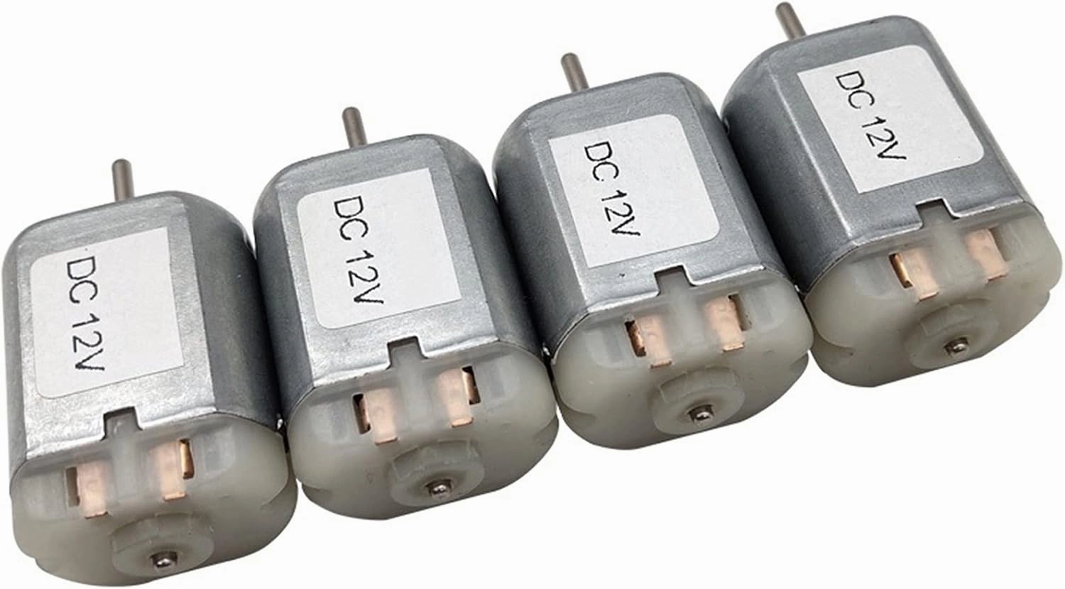 PYouo-DC Motor Micro High Speed Motor, 12V 12500RPM, FC-280PC Mini DC Motors for Car Central Door Lock/Vehicle Rearview Mirror/Toys or Smart Device (Speed(RPM) : 4 PCS)