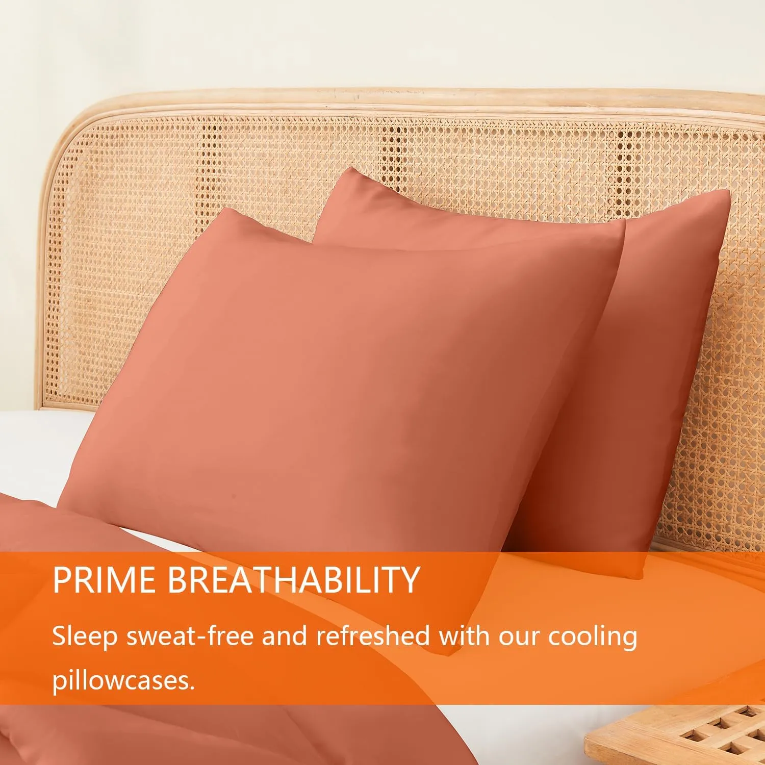 Queen Comforter Set Burnt Orange, 3 Pieces Lightweight All Season Solid Bedding Comforters Sets, Down Alternative Comforter Bed Set Quilt Blanket, (90x90In Comforter & 2 Pillowcases)
