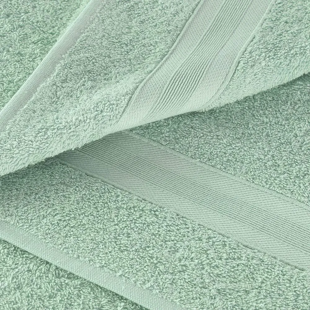 Quick-Dry, Soft & High Absorbent Bath Towels 27"x54" Cotton Turkish Bath Towel Set of 4 | Daily Use 100% Cotton Towels for Bathroom, Gym & More | Bathroom Towels Set (4 Pcs, Green)