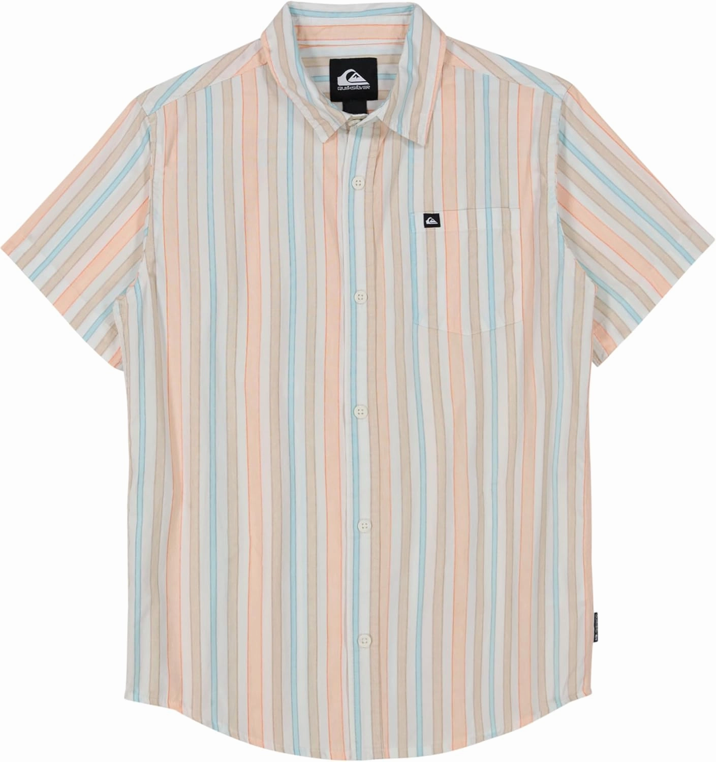 Quiksilver Boys' Apero Classic Woven Short Sleeve Shirt, Button Down Top, Stylish & Comfortable