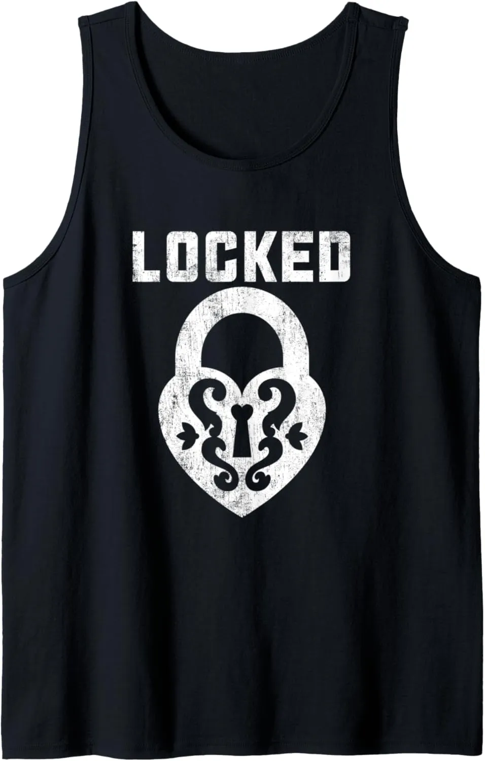 "Locked" Cuckold Chastity BDSM Hotwife Cuckquean Fetish Tank Top