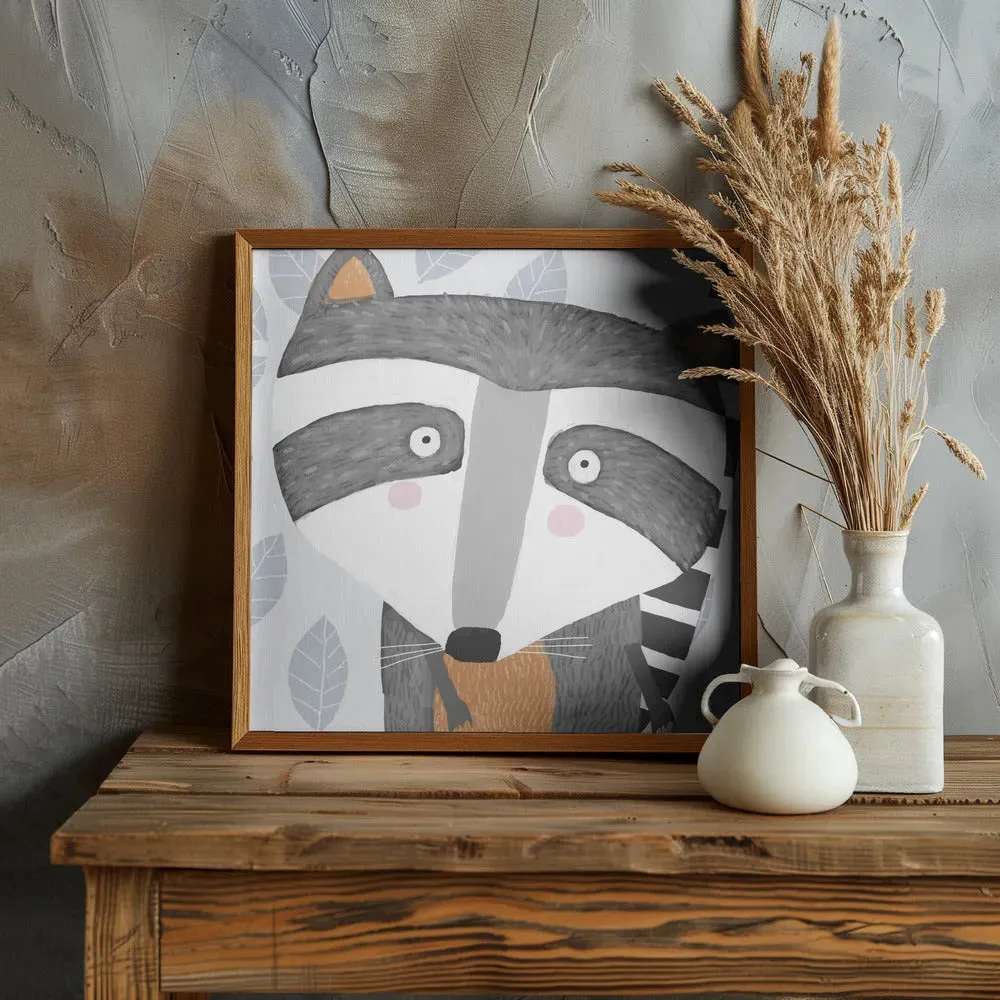 Raccoon Face Drawing