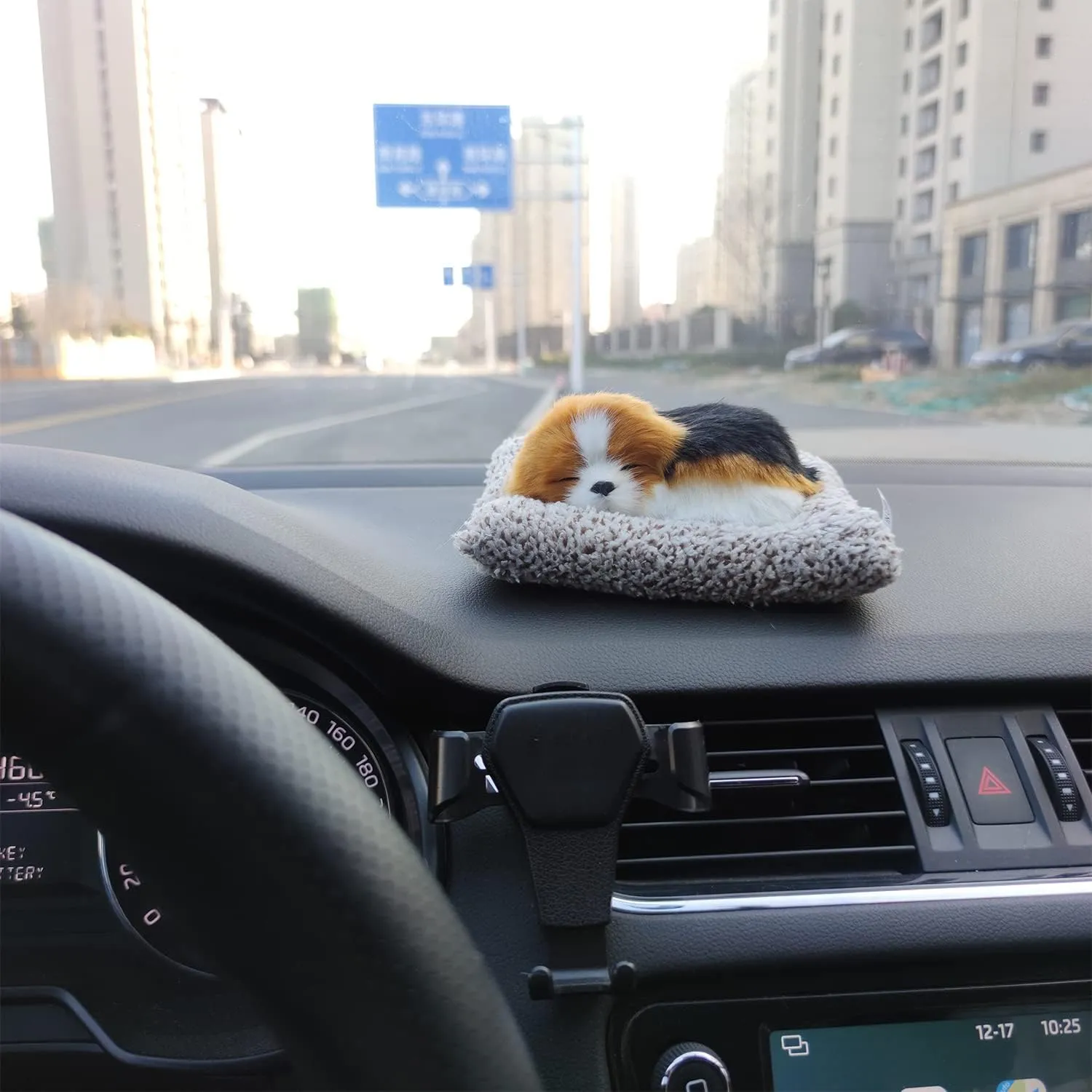 Realistic Small Beagle Dog Plush, Kawaii Fluffy Hand Size Animal Decorations for Inside