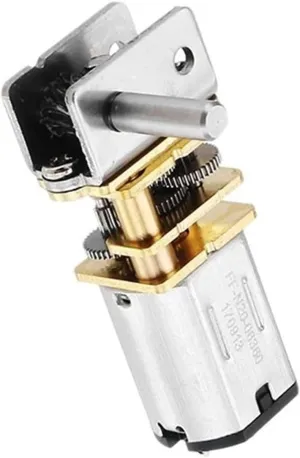 Reduction Rotating Mini N20 Geared Motor, Low RPM Electric Small Motor for Smart Car Electric Lock, GW12N20 Self Locking Worm Gear Motor Hobby Geared (Size : 60RPM)