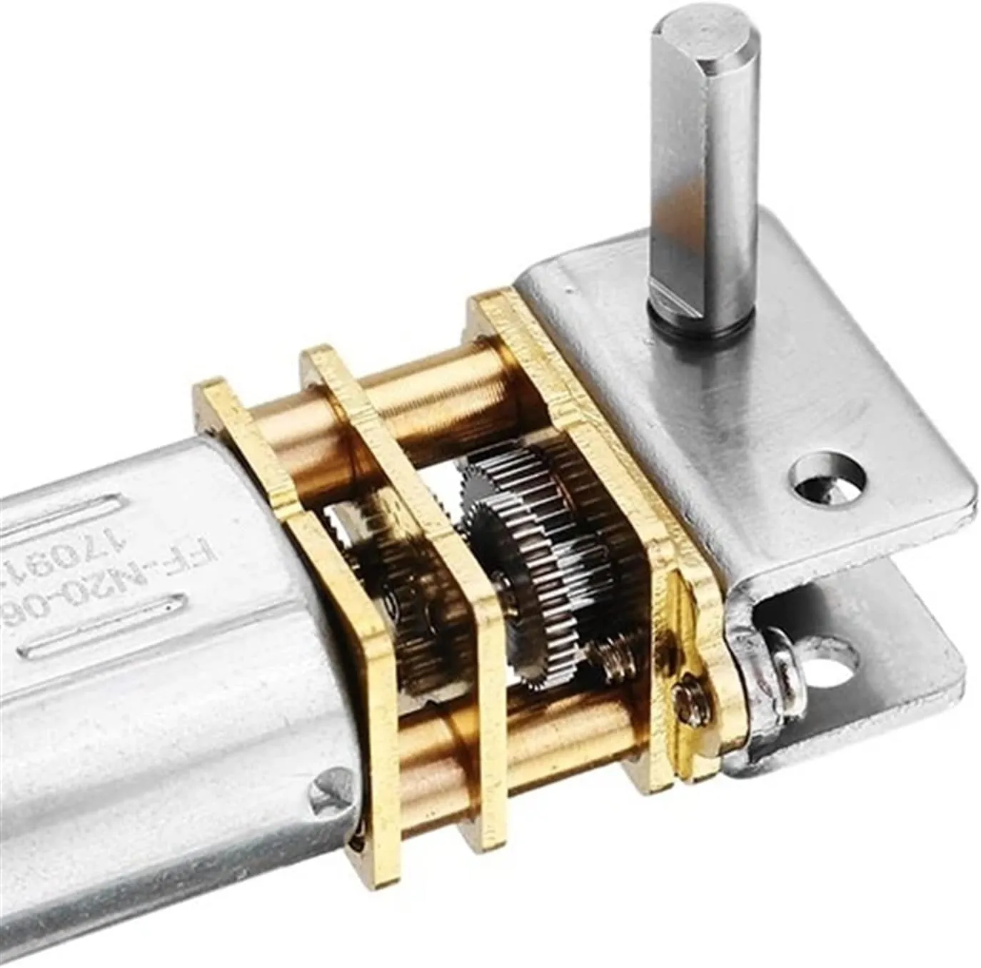 Reduction Rotating Mini N20 Geared Motor, Low RPM Electric Small Motor for Smart Car Electric Lock, GW12N20 Self Locking Worm Gear Motor Hobby Geared (Size : 60RPM)