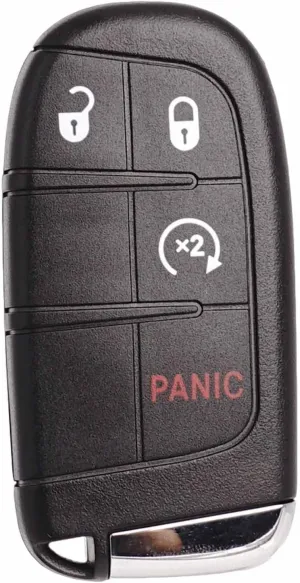Remote Key Fob Replacement Fits for Jeep Renegade 2015 2016 2017 2018 2019 2020 2021 Smart Proximity Keyless Entry Remote Control 735636994 M3N40821302 6BY88DX9AA 68264811AA 68266733AA