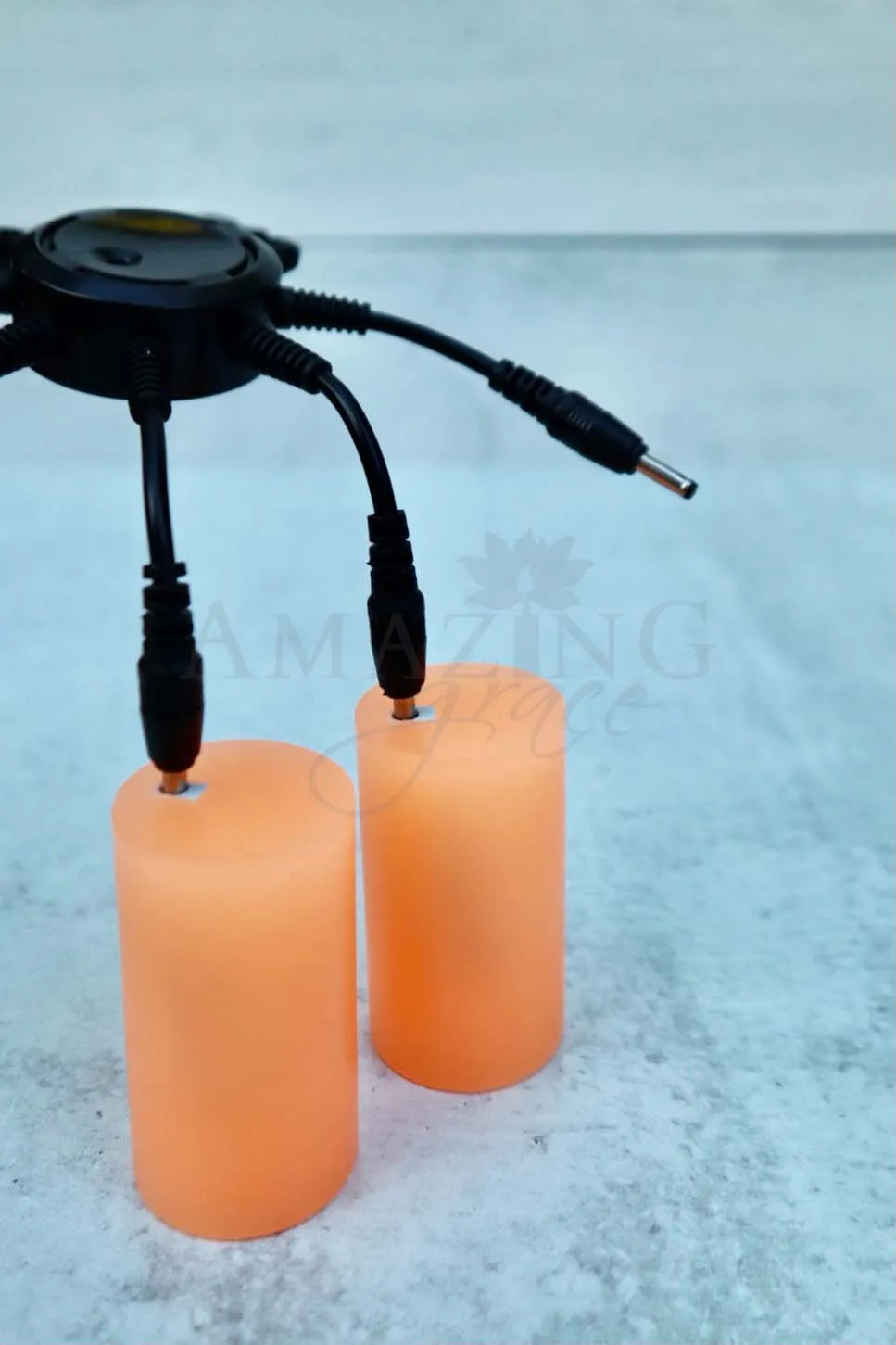Remote Series: 4 Easy Group of 56 Rechargeable Candle Set includes 1x20 Ports   1X45 Ports Charging Boards