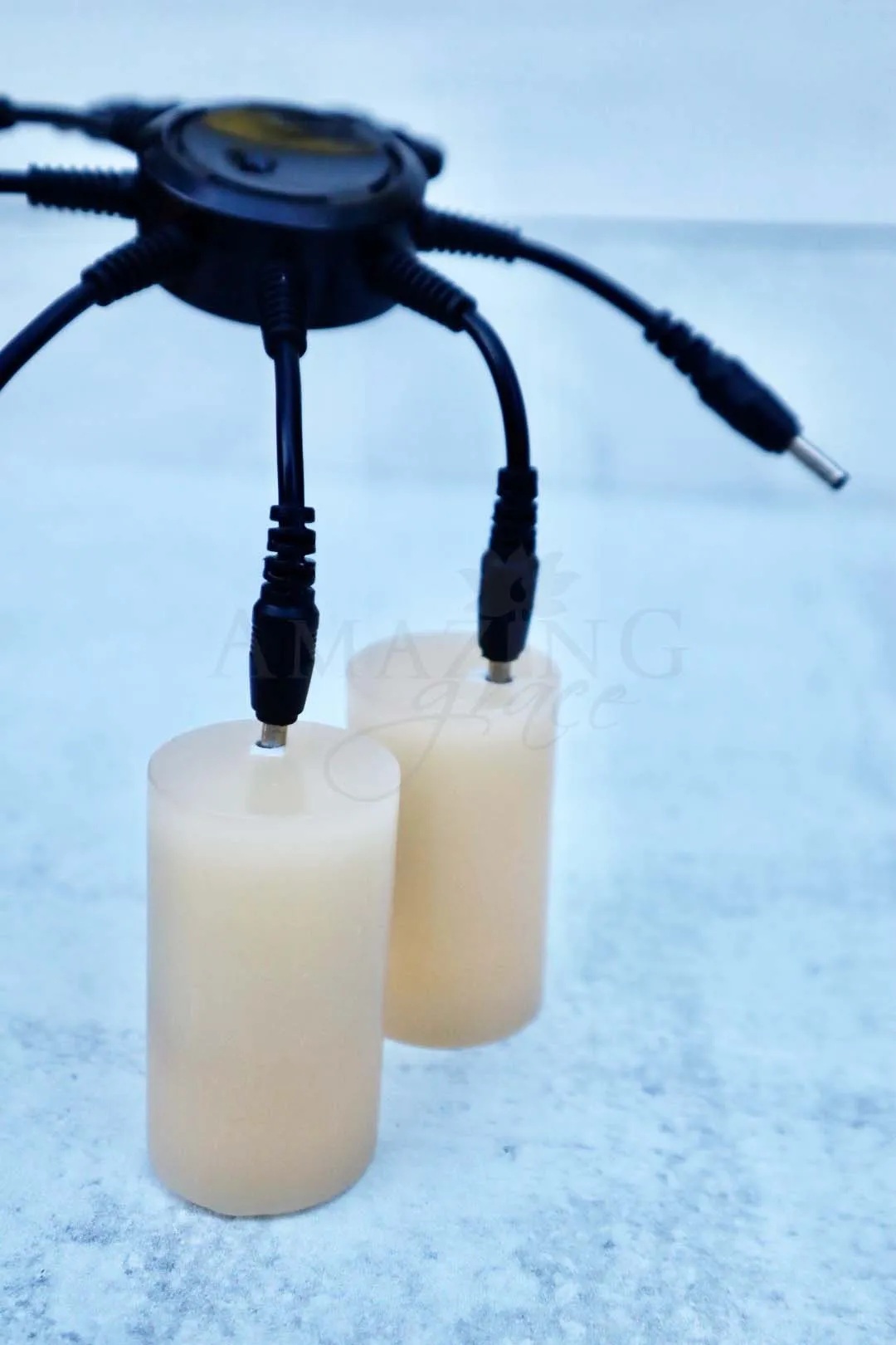 Remote Series: 4 Easy Group of 56 Rechargeable Candle Set includes 1x20 Ports   1X45 Ports Charging Boards
