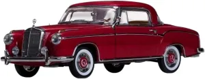 Resin Car Models Kit 1 18 Fit for Mercedes Benz 220 Simulation Alloy Car Model Collection Souvenir Ornaments Adult Boy Toy