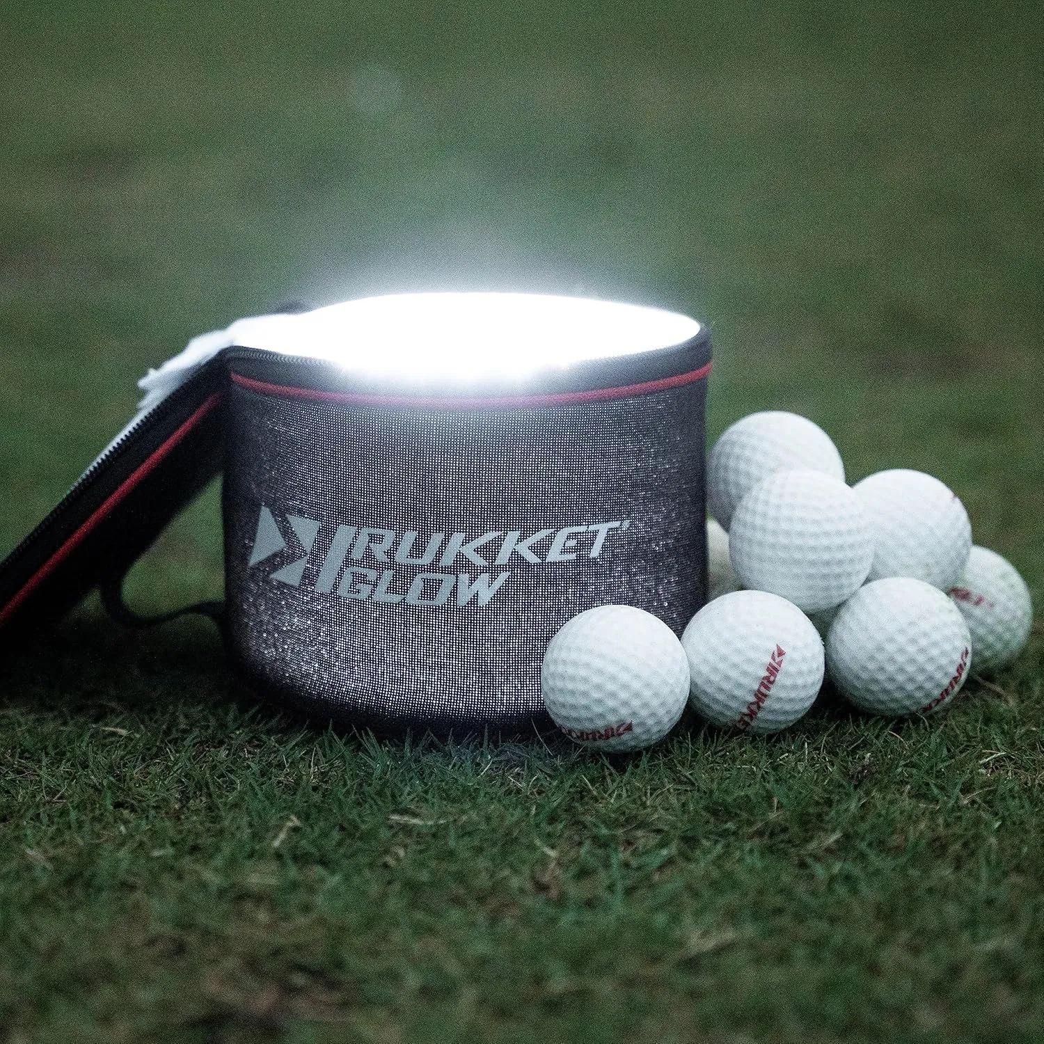 Rukket Glow Quick Charger, LED Recharging Bag for Glow-in-The-Dark Golf, Kickball, Dodgeball, Flag Football, Baseball, Softball, Badminton, Pickleball, and More