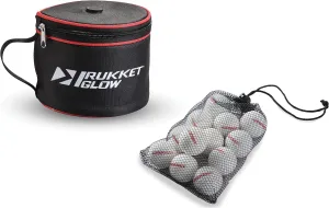 Rukket Glow Quick Charger, LED Recharging Bag for Glow-in-The-Dark Golf, Kickball, Dodgeball, Flag Football, Baseball, Softball, Badminton, Pickleball, and More