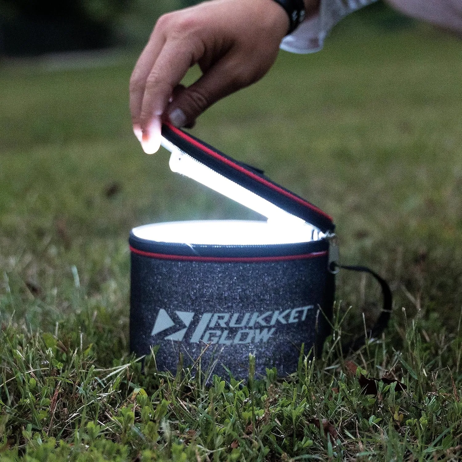 Rukket Glow Quick Charger, LED Recharging Bag for Glow-in-The-Dark Golf, Kickball, Dodgeball, Flag Football, Baseball, Softball, Badminton, Pickleball, and More