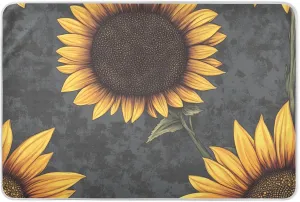 Rustic Sunflower Extra Large Resuable Diaper Mats Waterproof Washable Mattress Pad Cute Cool Pad Liner for Kids Bedwetting 52" L x 34" W