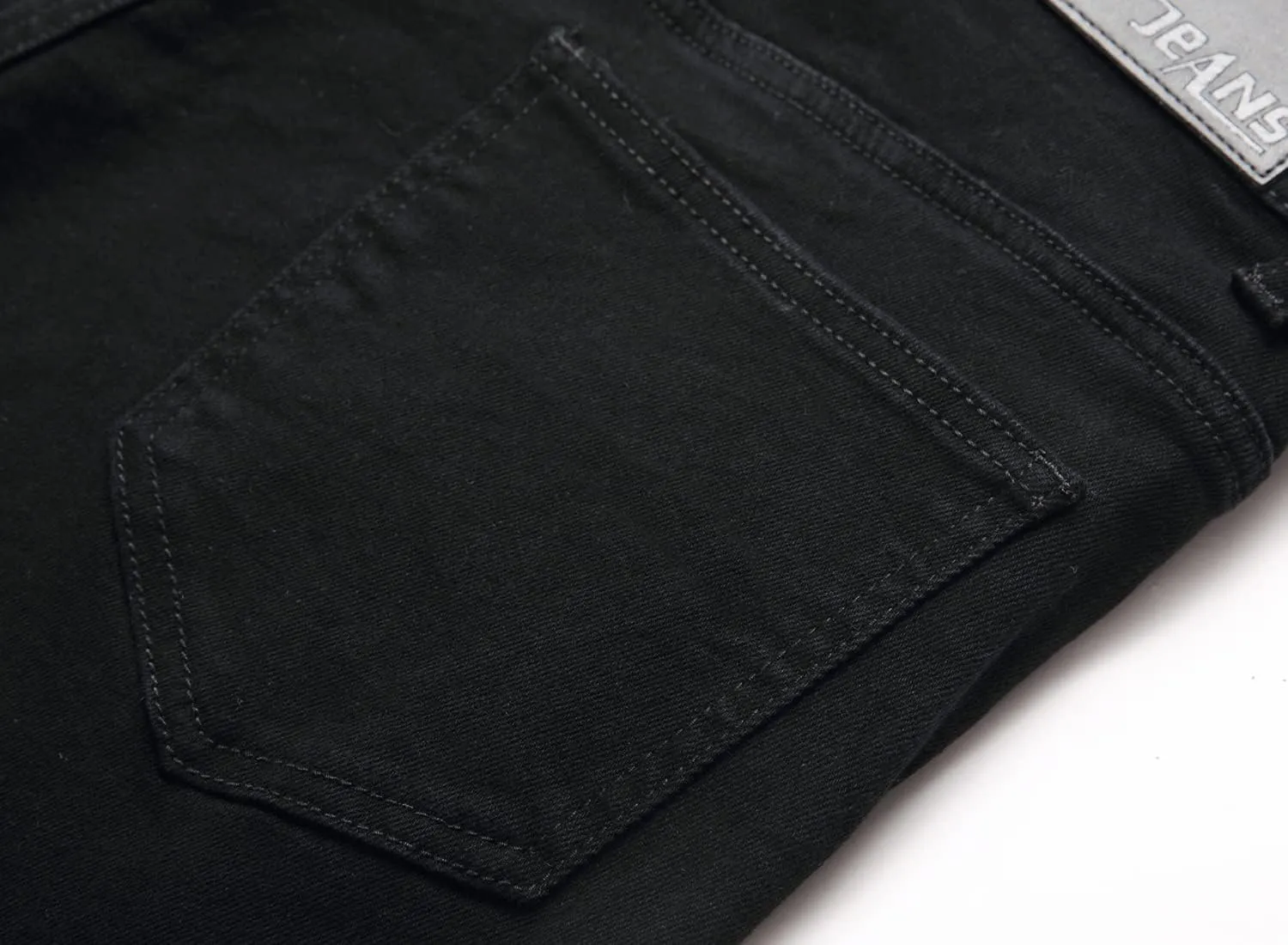 RXXKKK Men's Classic Zipper Biker Regular Fit Flex Jean