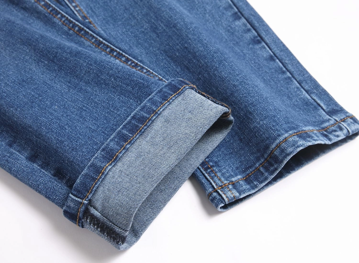 RXXKKK Men's Classic Zipper Biker Regular Fit Flex Jean