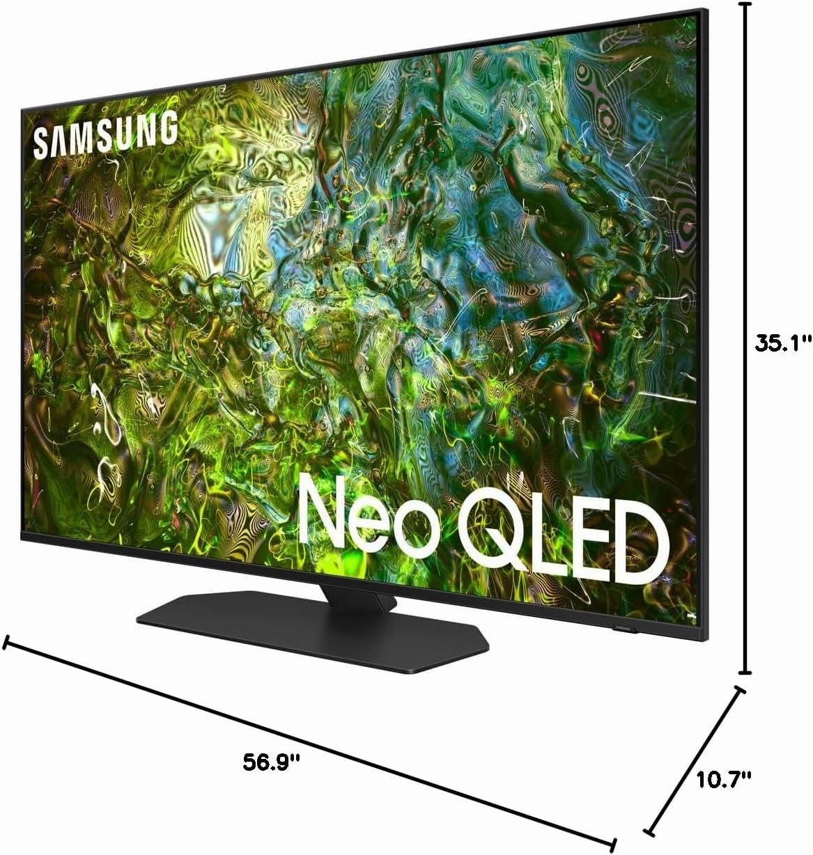 Samsung QN65QN90DA 65 Inch Neo QLED 4K Smart TV (2024) Bundle with 1 YR CPS Enhanced Protection Pack