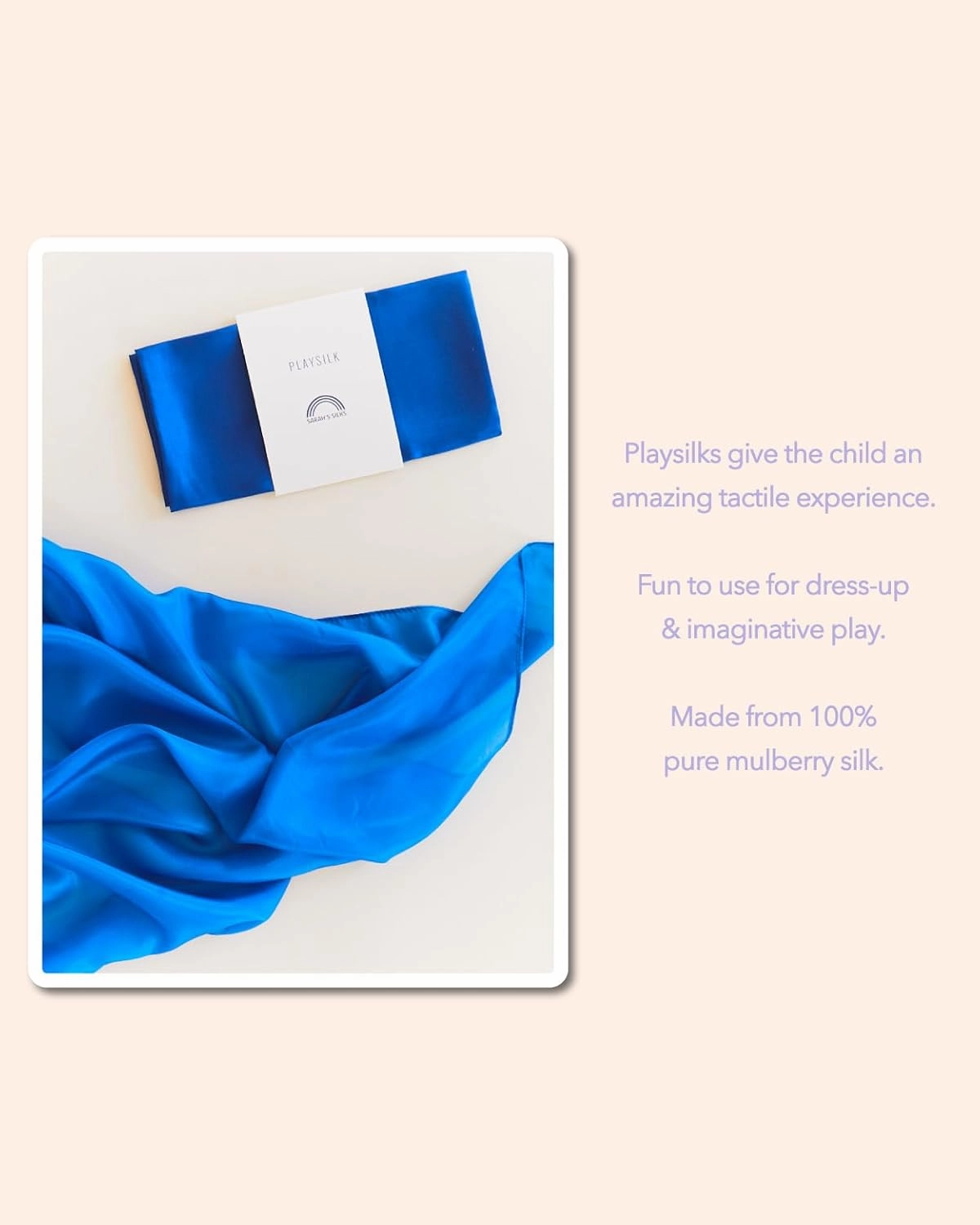 Sarah's Silks Playsilk - 100% Real Silk, Hand Dyed, Bright Colored Play Scarves | Montessori and Waldorf Toys for Dress up, Imaginative, and Pretend Play (35" x 35")