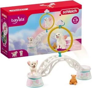 Schleich bayala, Mythical Creature Toys for Kids, Winged Baby Lion Training 9-Piece Playset, Ages 5 