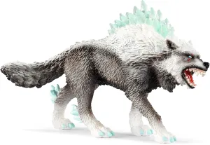 Schleich Eldrador Monster Creatures Mythical Snow Wolf Action Figure - Magical Ice Monster Snow Wolf Animal Figurine, Ferocious Enchanting Realistic Creature Toy for Boys, Girls, Gift for Kids Age 7 
