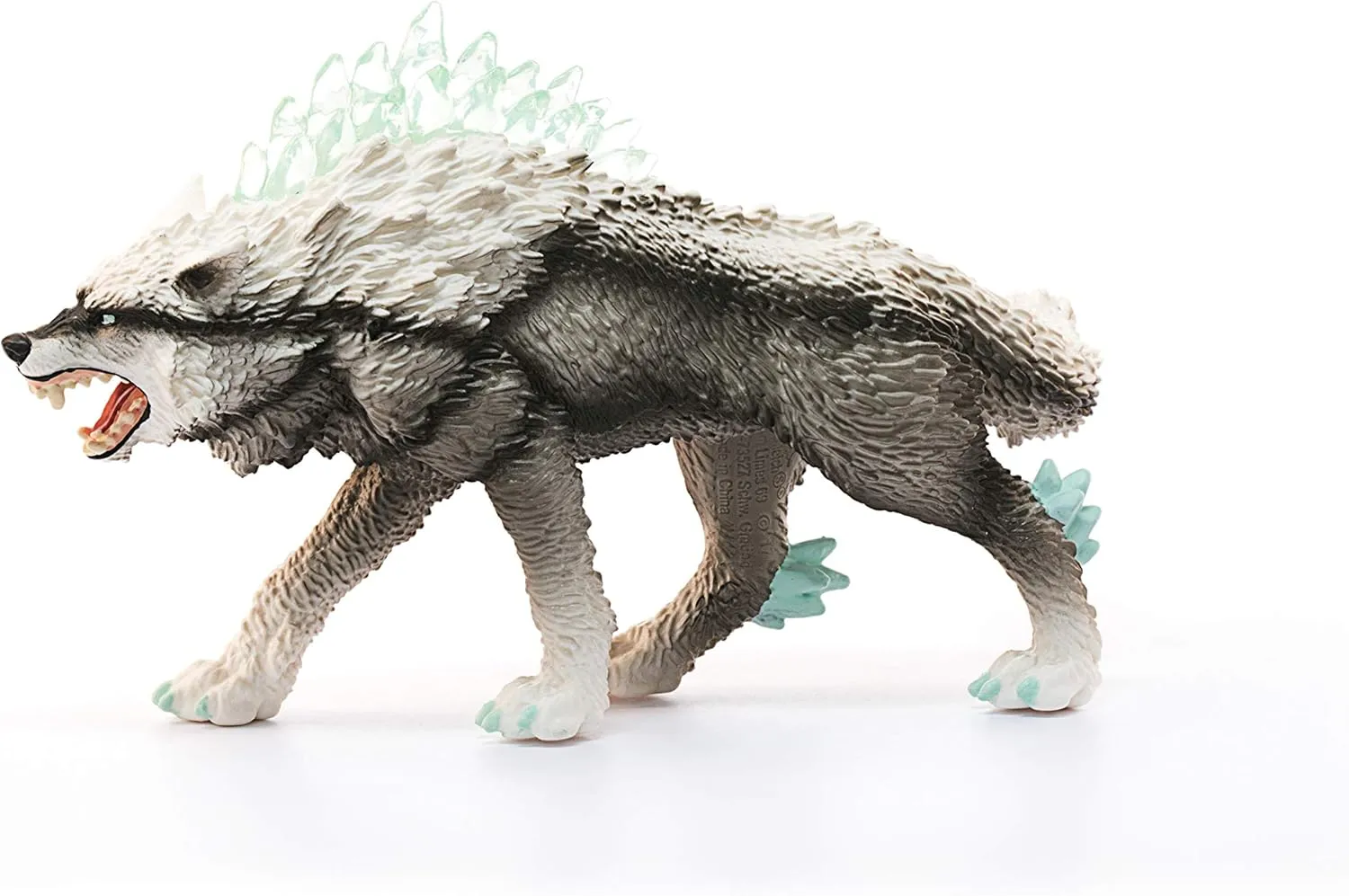 Schleich Eldrador Monster Creatures Mythical Snow Wolf Action Figure - Magical Ice Monster Snow Wolf Animal Figurine, Ferocious Enchanting Realistic Creature Toy for Boys, Girls, Gift for Kids Age 7 