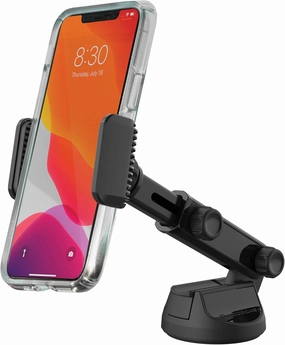 Scosche UH4WDEX2-SP Extendo Mount Car Phone Holder Windshield/Dashboard | StickGrip Base | Telescoping Adjustable Arm | Black (Pack of 2)