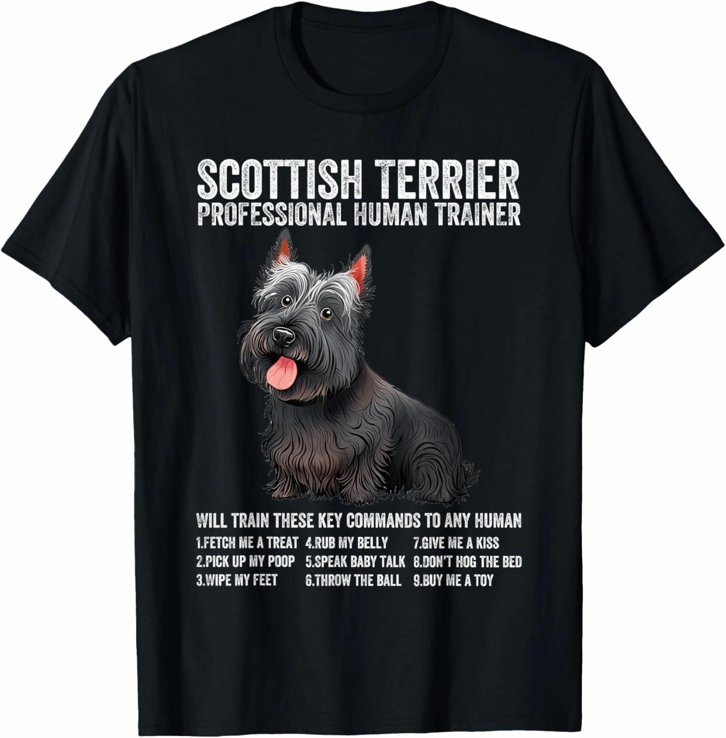 scottish Terrier Professional Human Trainer scottish Terrier T-Shirt