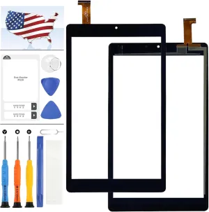 Screen Replacement for Nextbook Ares 8A NX16A8116K NX16A8116A NX16A8116S 8.0" Front Glass Touch Panel Digitizer Repair Kit with Tools(Not LCD Display)