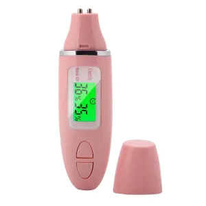 Semme Skin Hydration Tester, Skin Analyzer Machine Professional, Digital Skin Oil Sensor, Skin Analyzer Tester Water Oil Monitor LCD Display Monitoring Meter for Face and Body