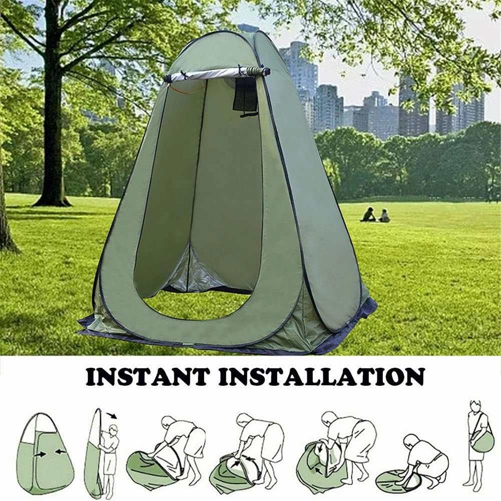 Shower Privacy Tent Portable Changing Dressing Room Camping Pop Up Toilet Tents Outdoor Backpack Shelter Canopy for Fishing Hiking Picnic