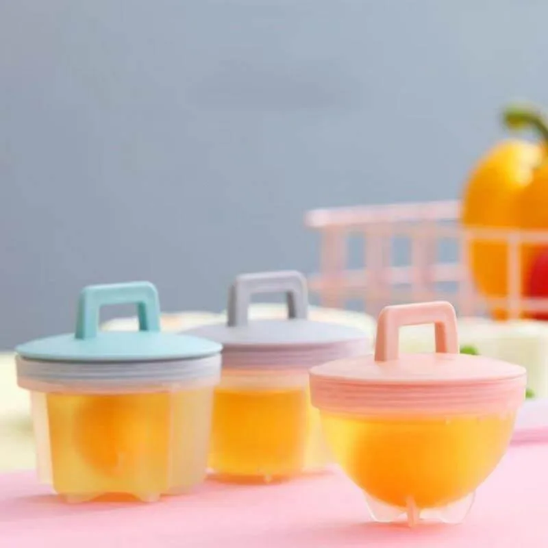Silicone Egg Cooker - 4 Pack Steamer Molds for Perfect Eggs